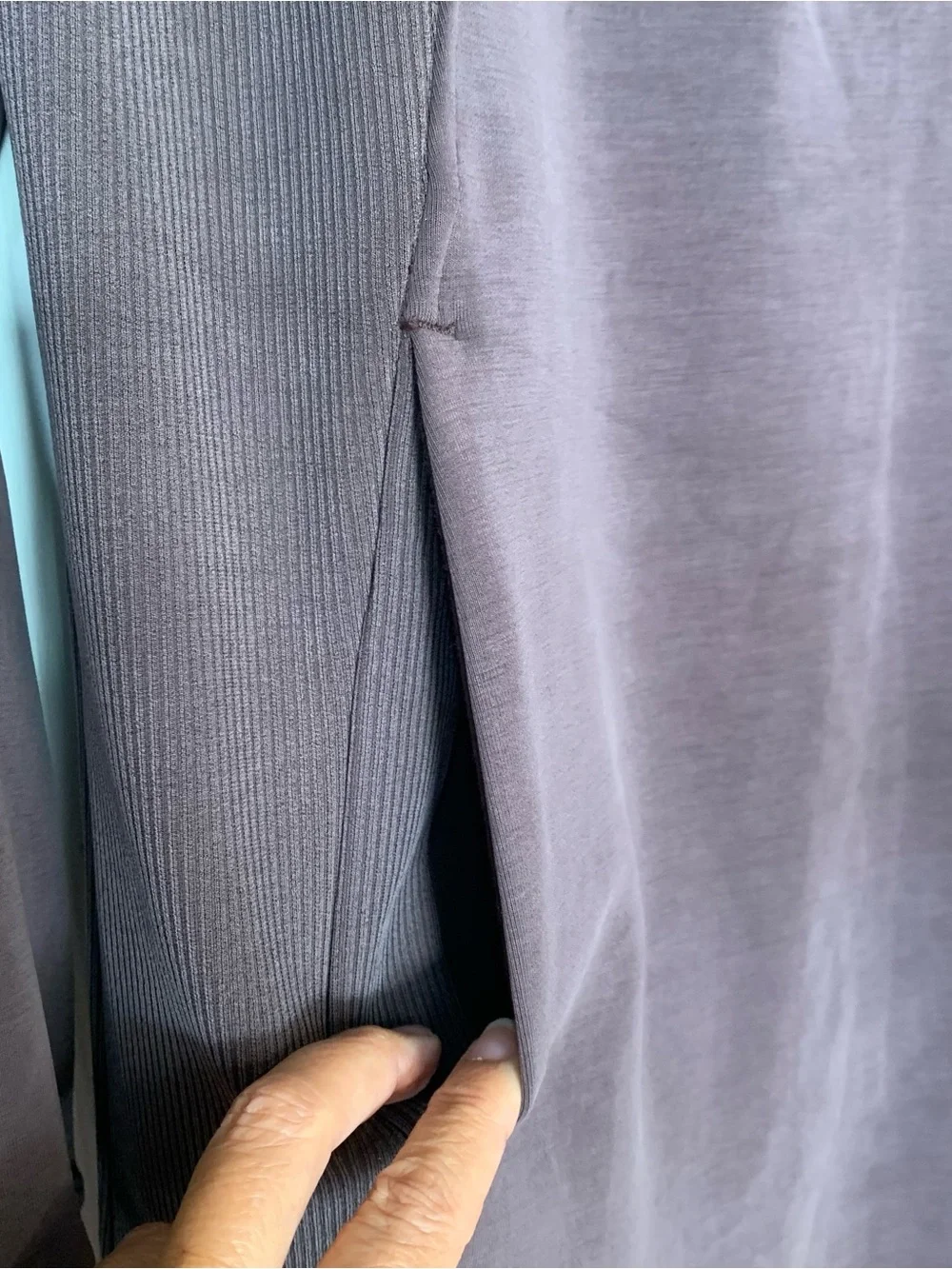Lululemon Large Softstream Long Sleeve 1/4 Zip Tunic Dress in Espresso.